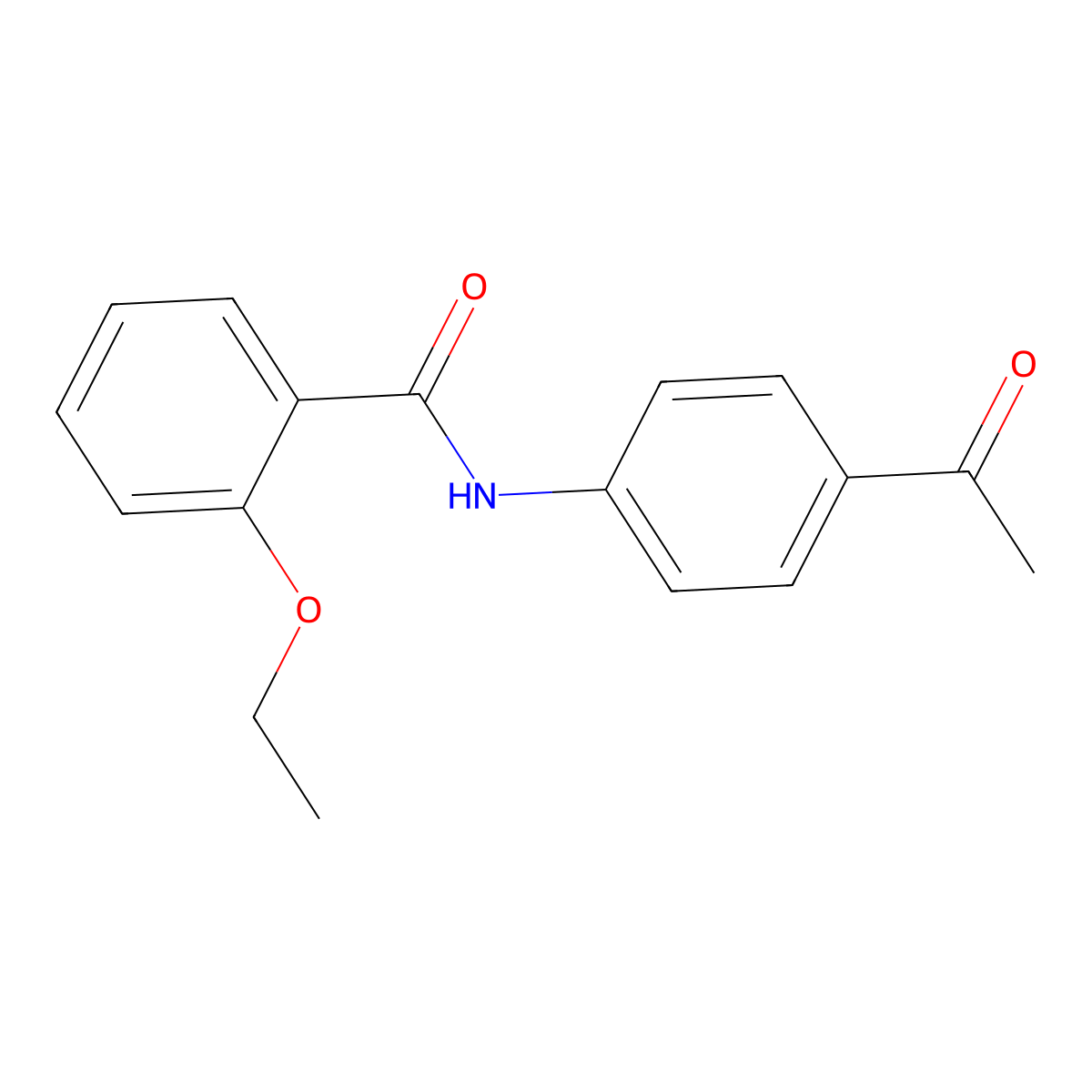 N-(4-acetylphenyl)-2-ethoxybenzamide molecular structure, CAS 303992-58-7
