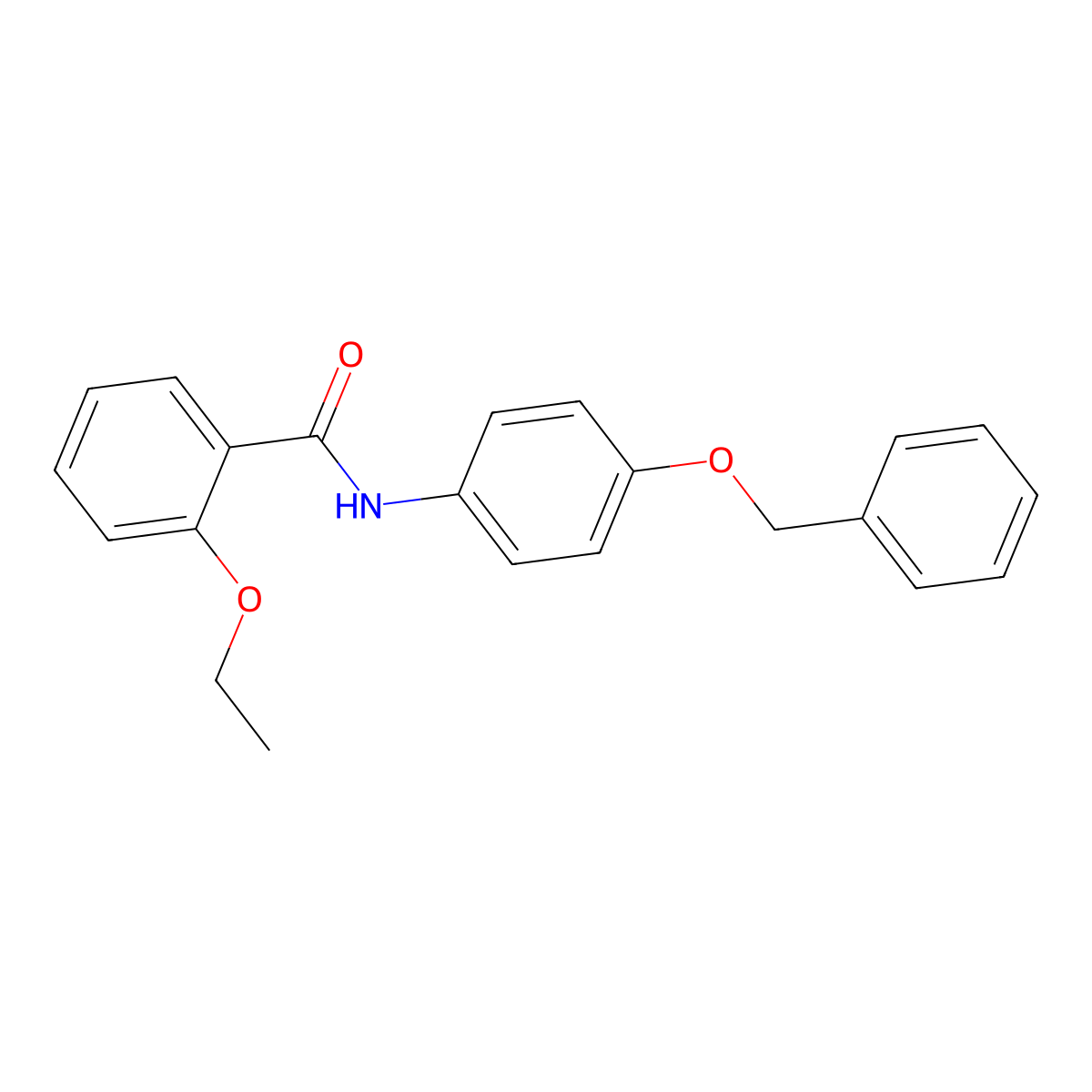 N-[4-(benzyloxy)phenyl]-2-ethoxybenzamide molecular structure, CAS 303992-66-7