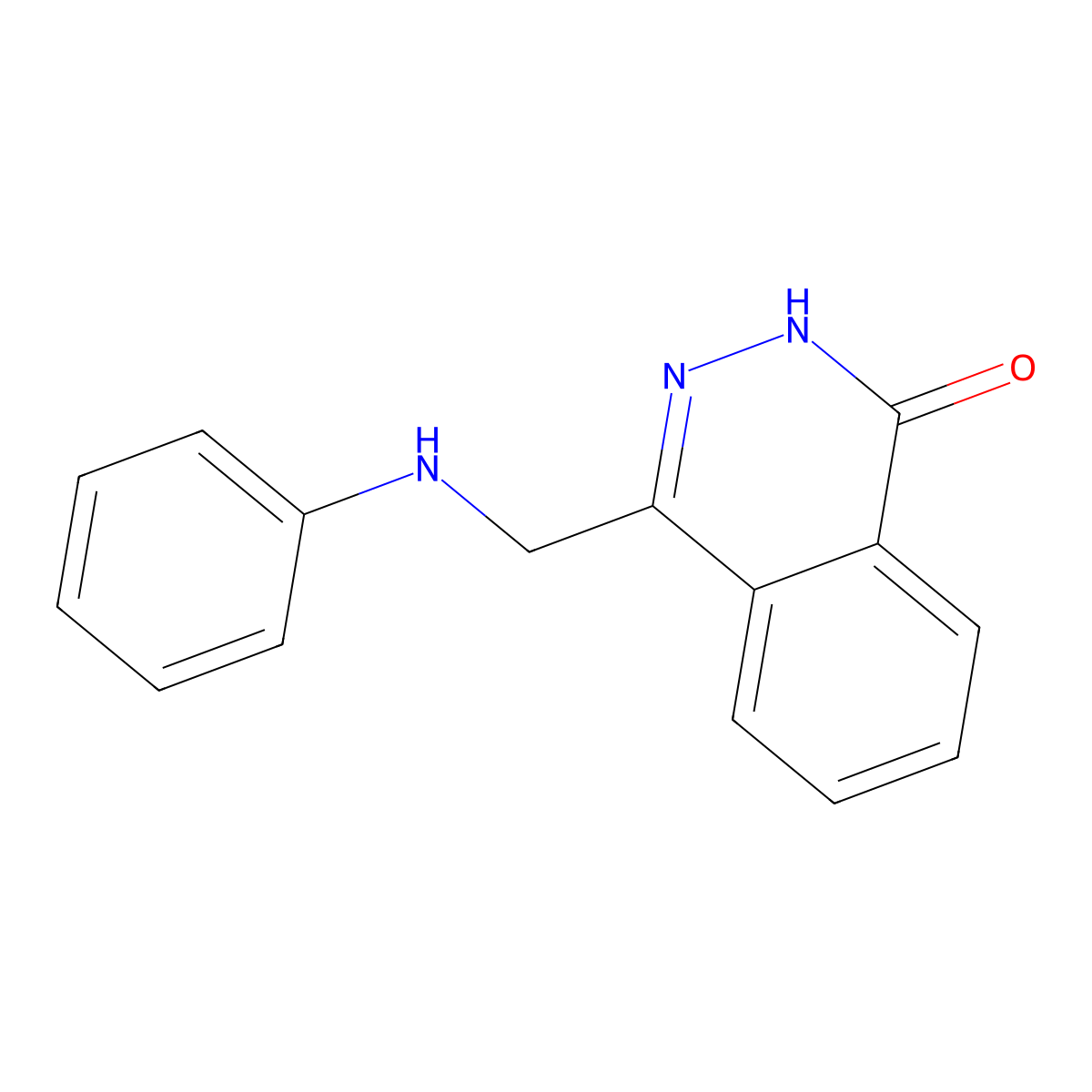 4-(anilinomethyl)-1(2H)-phthalazinone molecular structure, CAS 303995-47-3