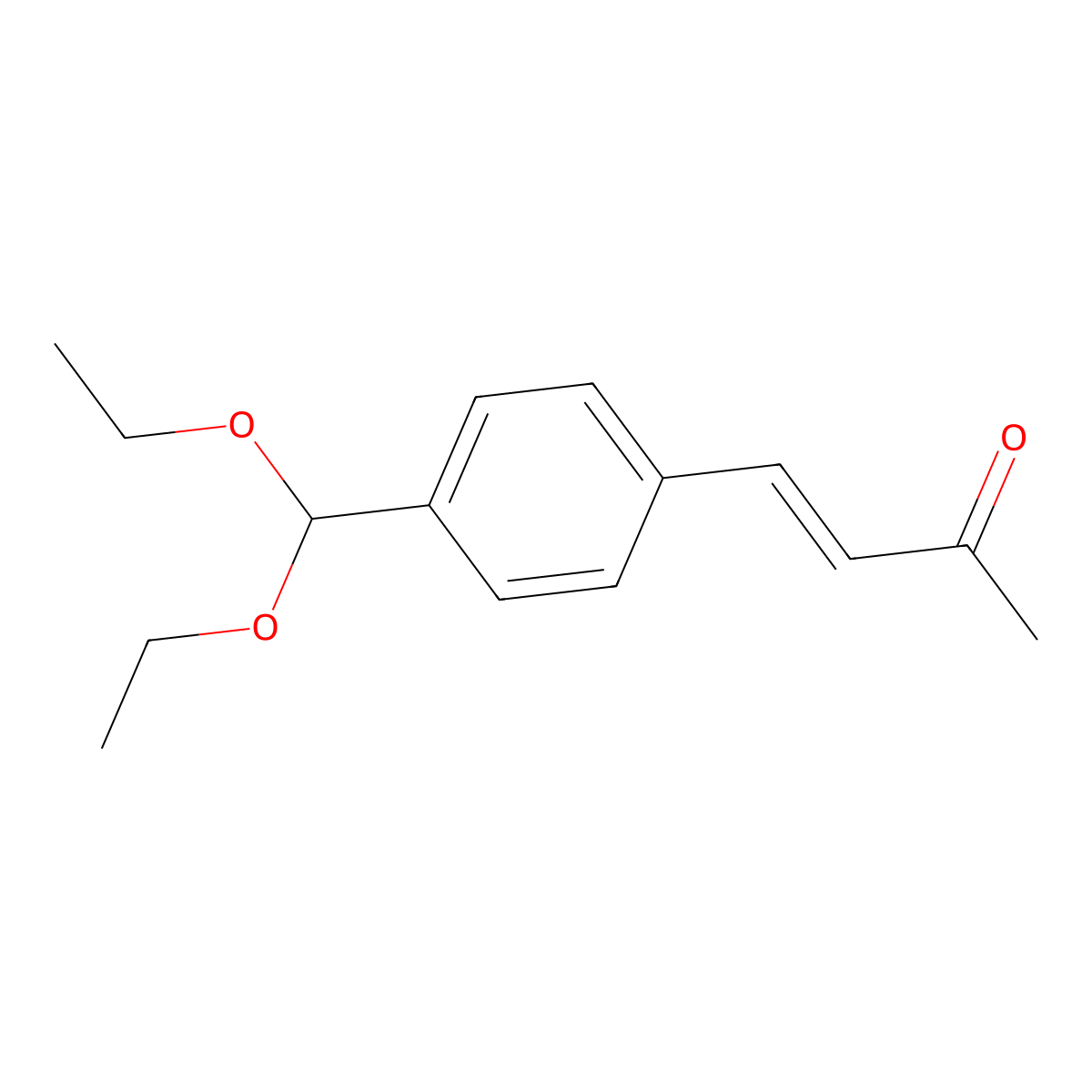 (E)-4-[4-(diethoxymethyl)phenyl]but-3-en-2-one molecular structure, CAS 303995-49-5