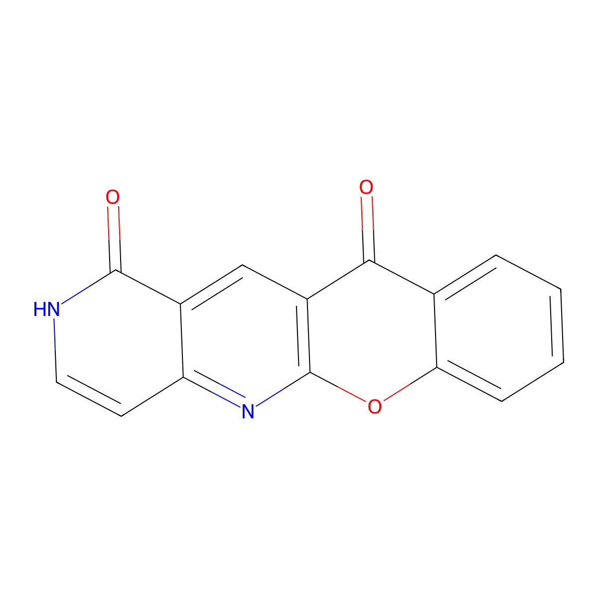 1H-chromeno[2,3-b][1,6]naphthyridine-1,11(2H)-dione molecular structure, CAS 303995-53-1
