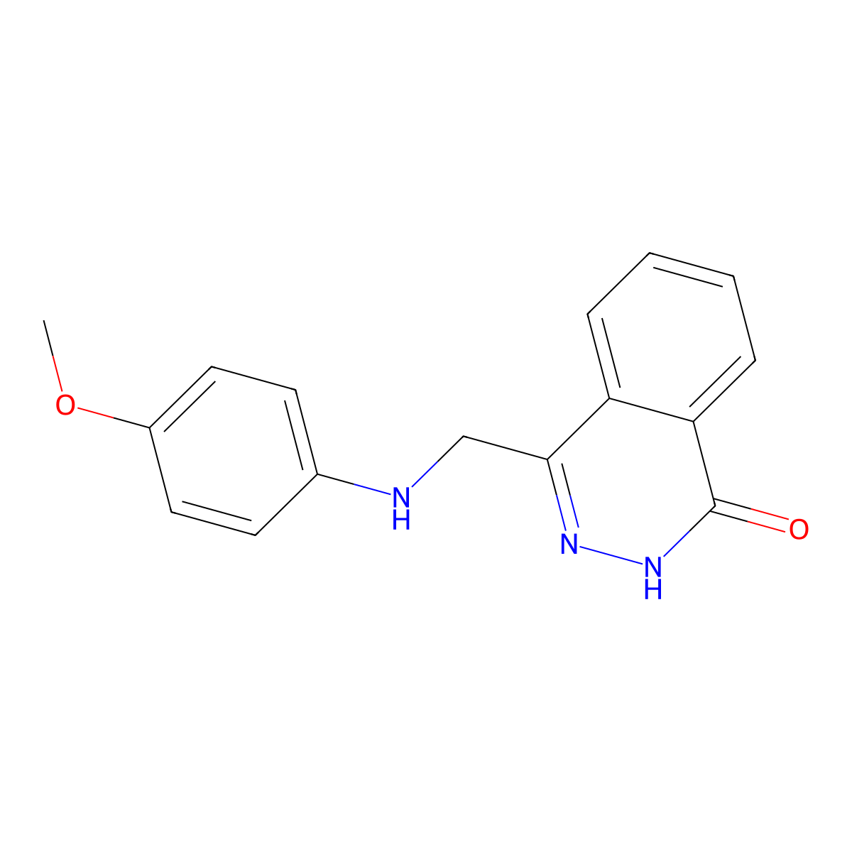 4-[(4-methoxyanilino)methyl]-1(2H)-phthalazinone molecular structure, CAS 303995-62-2