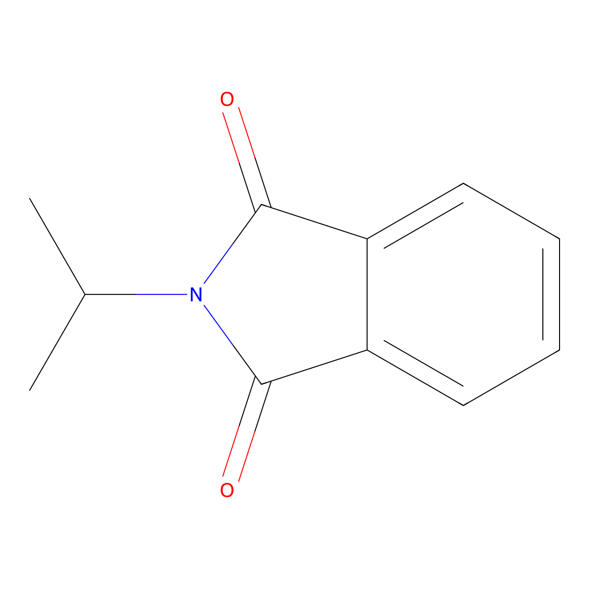 Isopropylphthalimide molecular structure, CAS 304-17-6