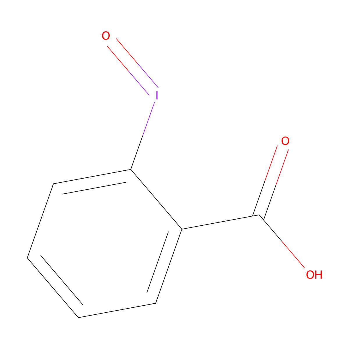 2-Iodosylbenzoic acid molecular structure, CAS 304-91-6