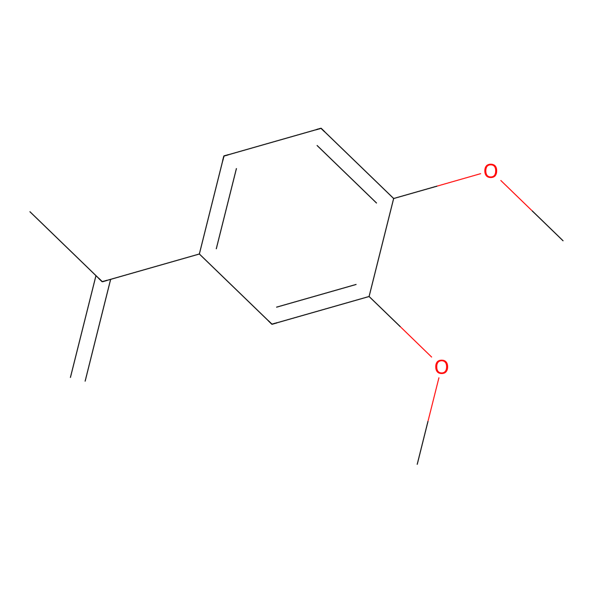 1,2-Dimethoxy-4-(prop-1-en-2-yl)benzene molecular structure, CAS 30405-75-5