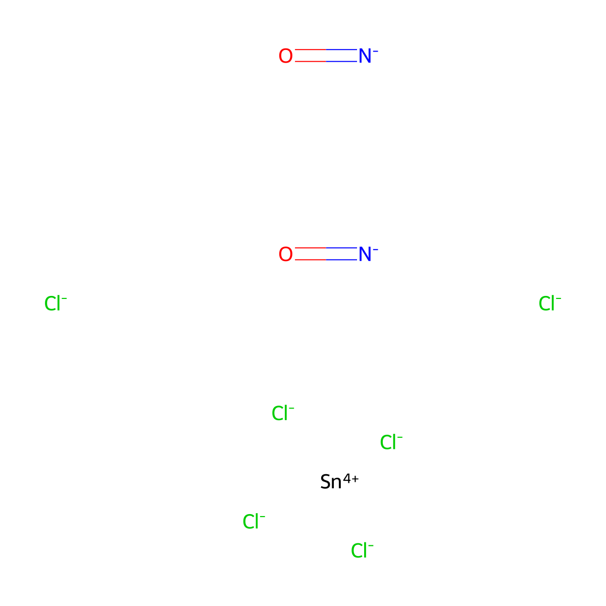 Stannate(2-), hexachloro-, (OC-6-11)-, nitrosyl (1:2) molecular structure, CAS 30406-43-0