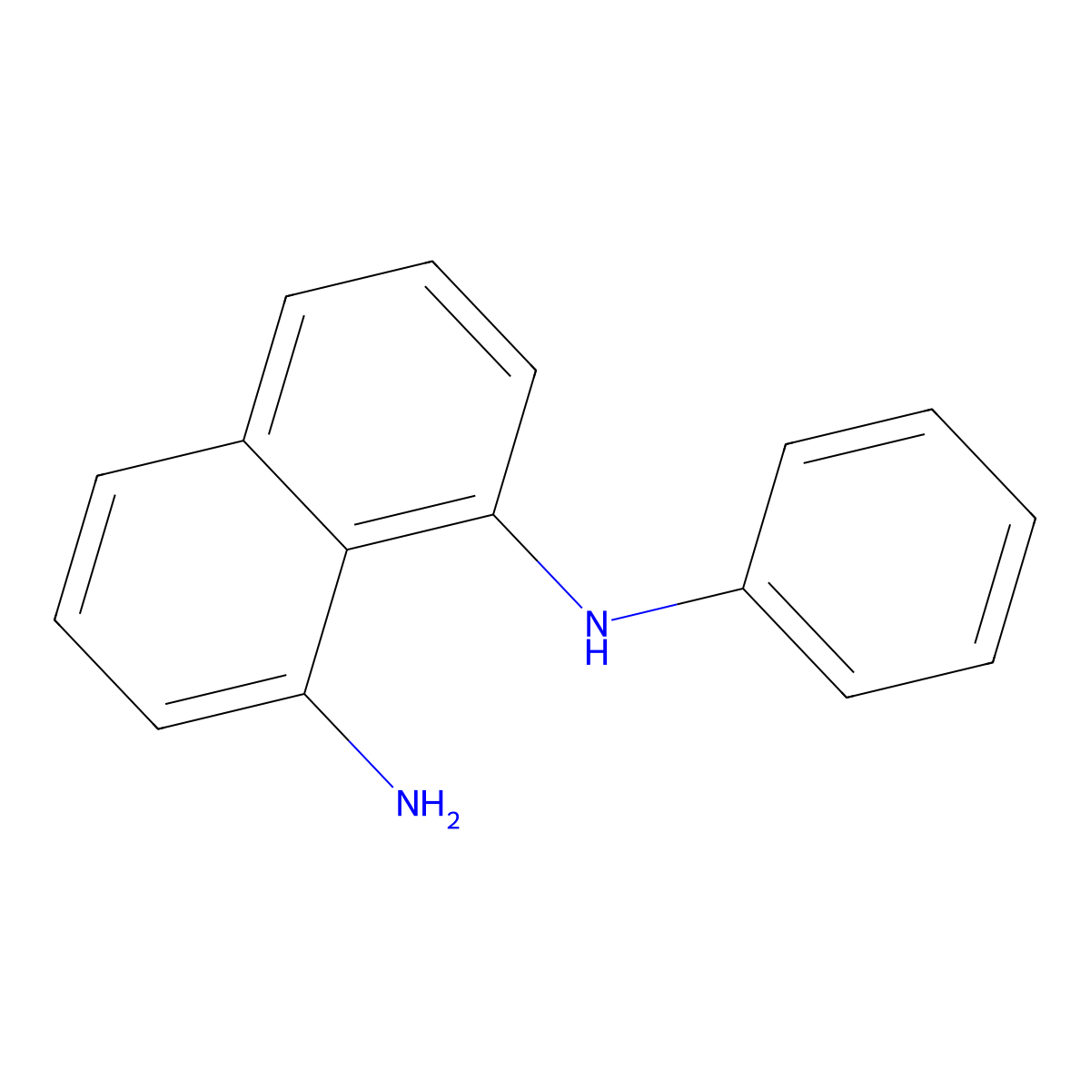 N1-Phenylnaphthalene-1,8-diamine molecular structure, CAS 30407-81-9