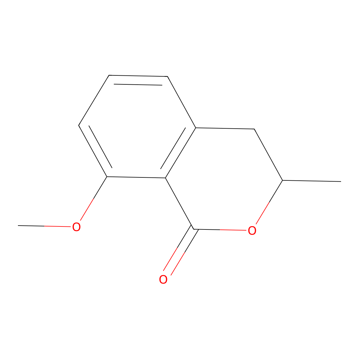 8-Methoxy-3-methylisochroman-1-one molecular structure, CAS 30407-92-2