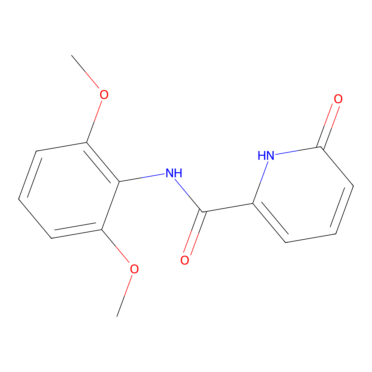 N-(2,6-Dimethoxyphenyl)-6-oxo-1,6-dihydropyridine-2-carboxamide molecular structure, CAS 3041044-54-3