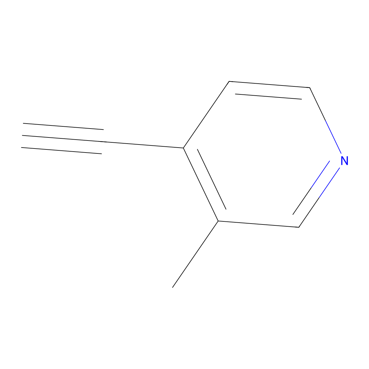 4-Ethynyl-3-methylpyridine molecular structure, CAS 30413-60-6