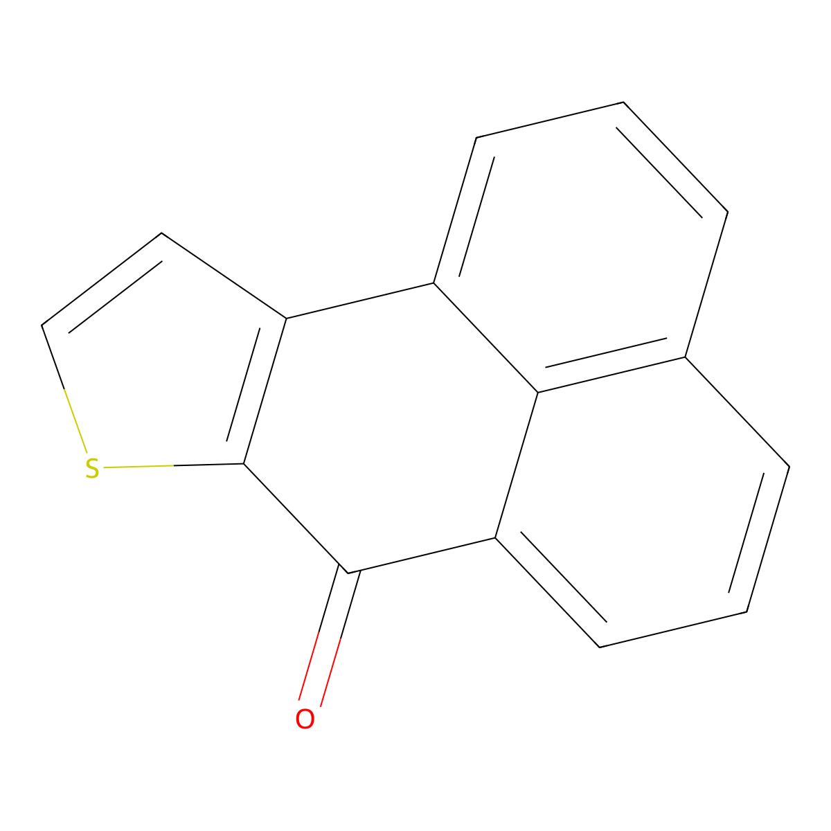 7H-Phenaleno(2,1-b)thiophen-7-one molecular structure, CAS 30415-22-6