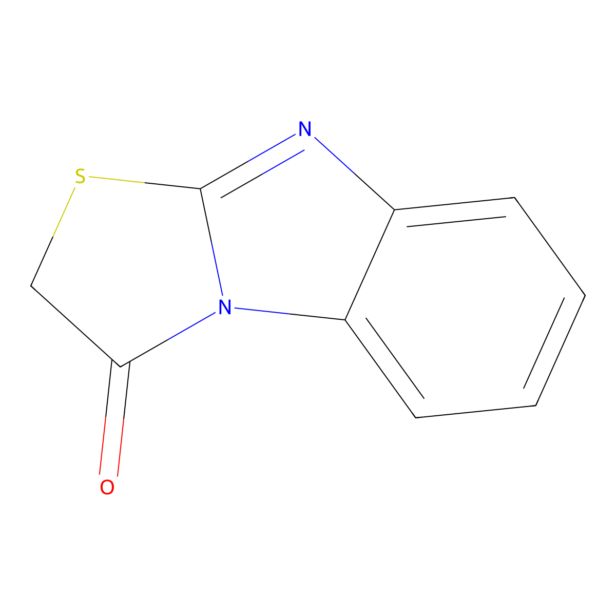 5-Thia-2,7-diazatricyclo(6.4.0.0,2,6)dodeca-1(12),6,8,10-tetraen-3-one molecular structure, CAS 3042-01-1