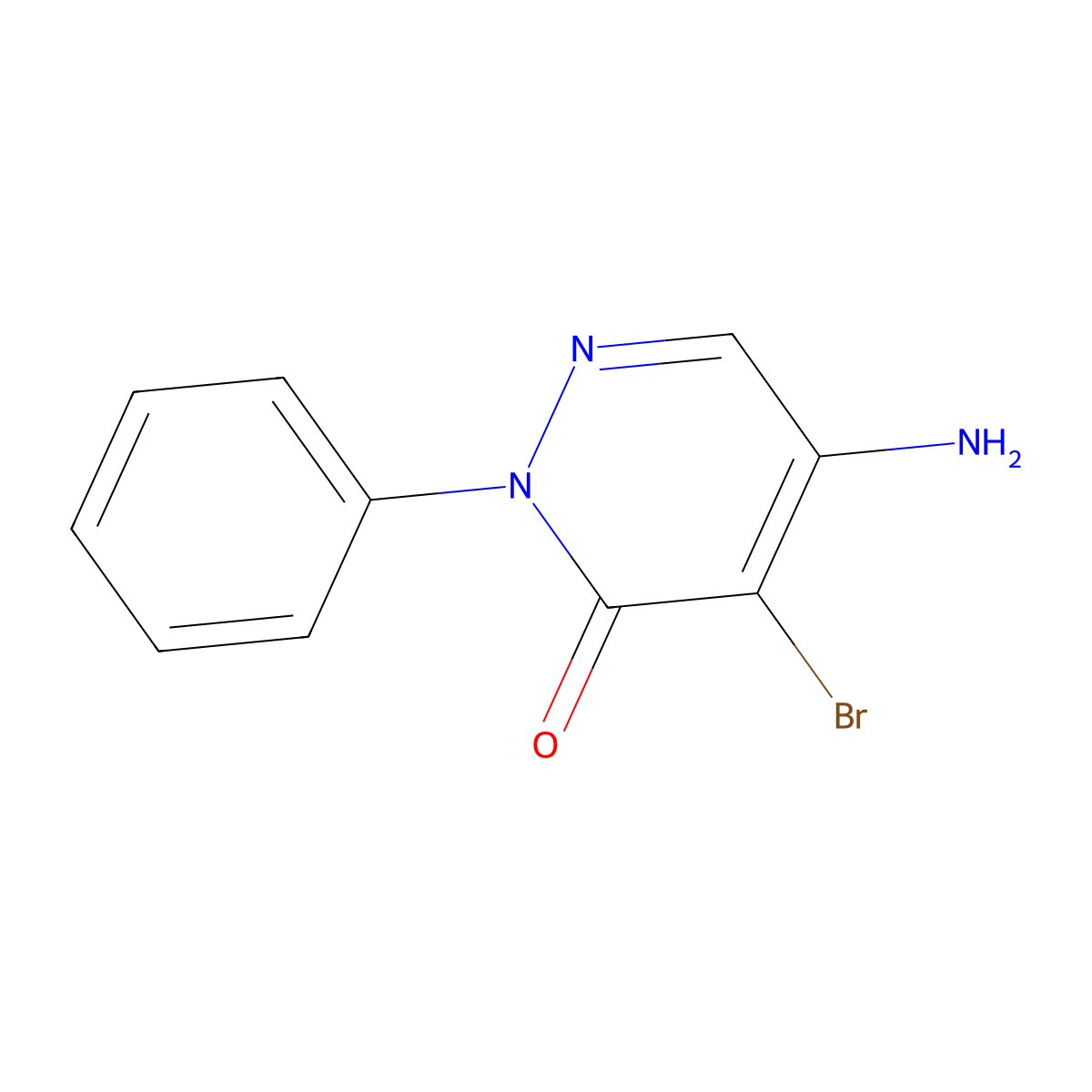 Brompyrazon molecular structure, CAS 3042-84-0