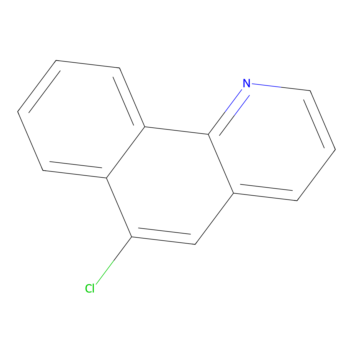 6-Chlorobenzo[h]quinoline molecular structure, CAS 30426-97-2