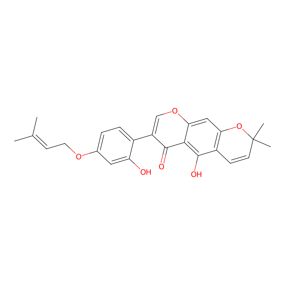 Isoauriculatin molecular structure, CAS 30431-67-5