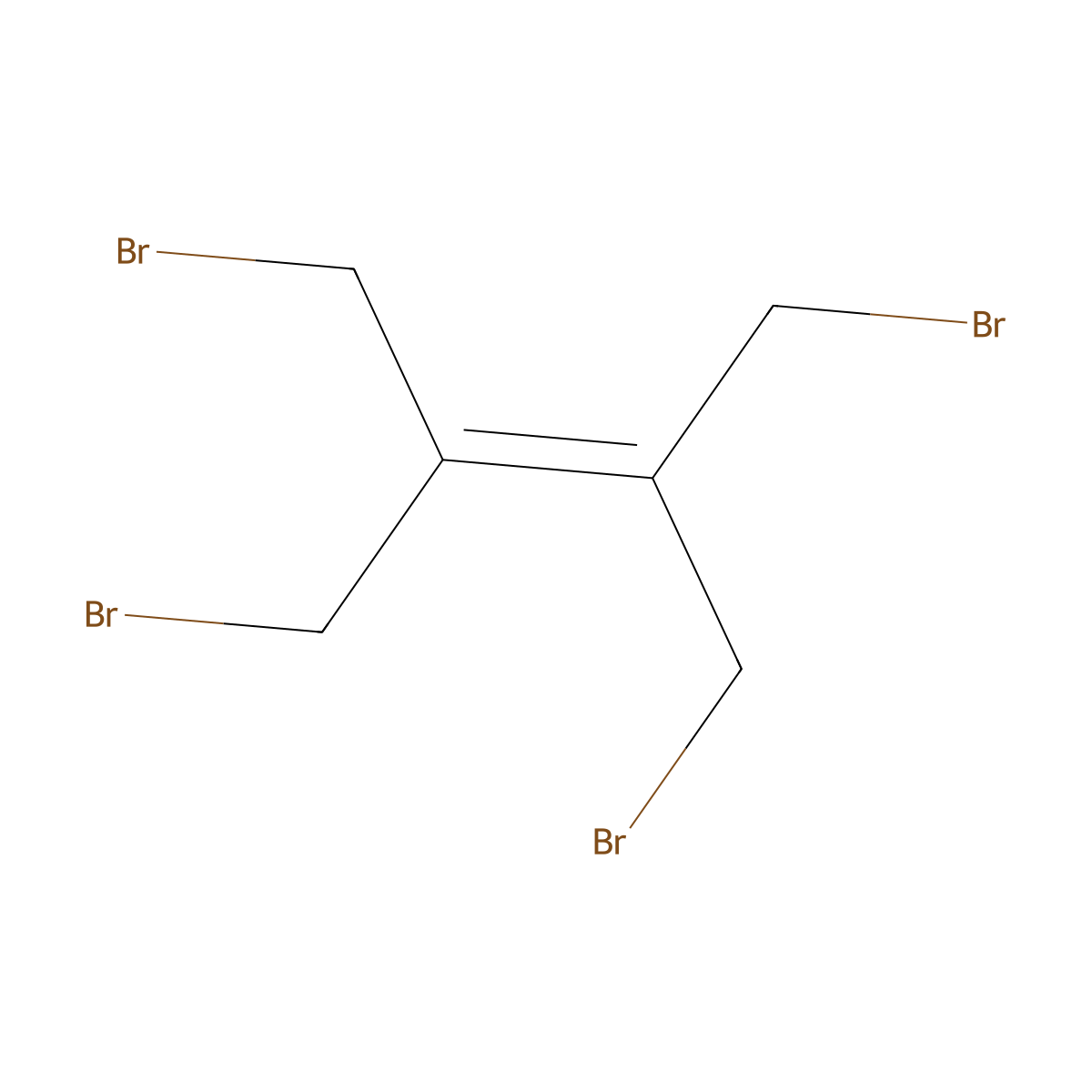 1,4-Dibromo-2,3-bis(bromomethyl)-2-butene molecular structure, CAS 30432-16-7