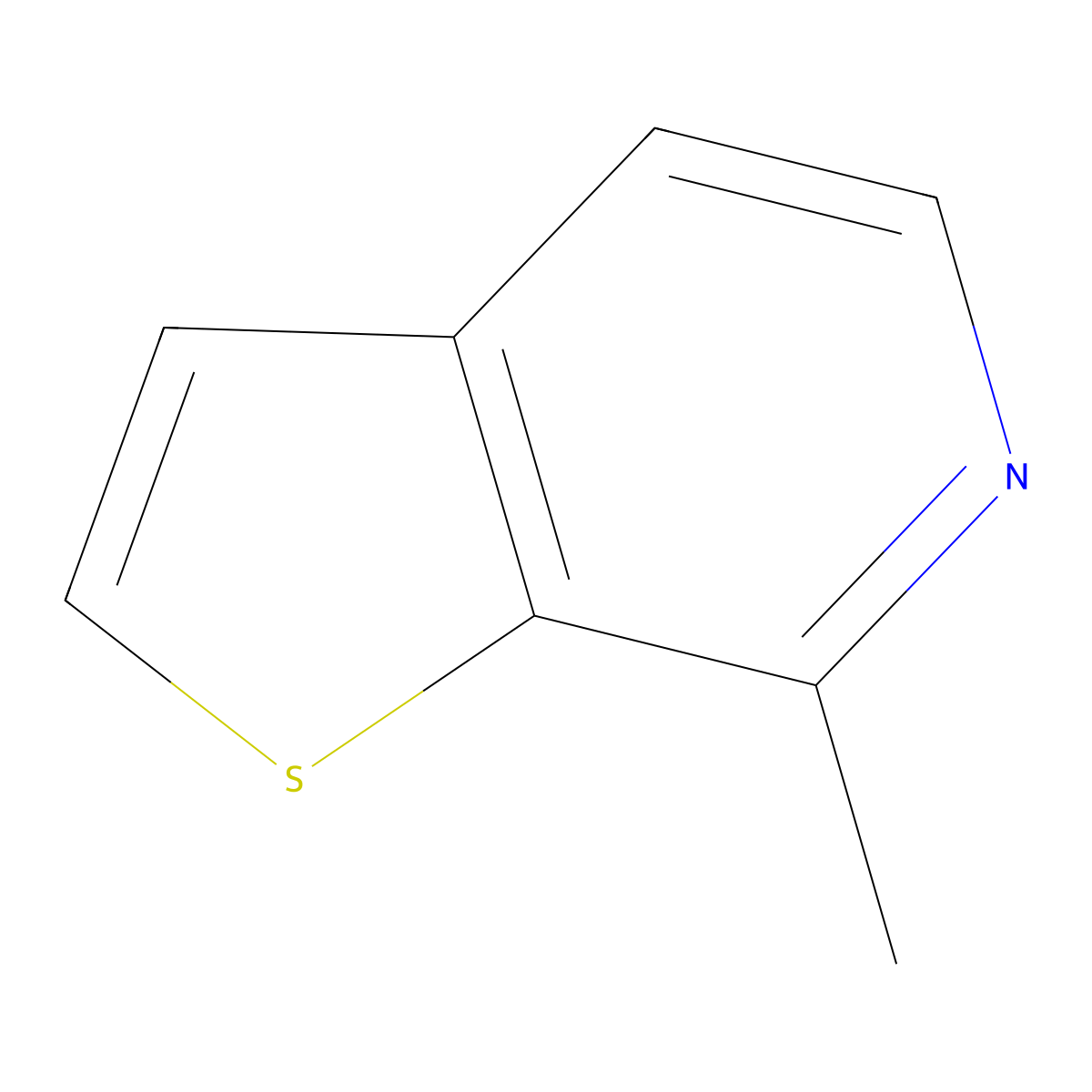 7-Methylthieno[2,3-c]pyridine molecular structure, CAS 30433-74-0