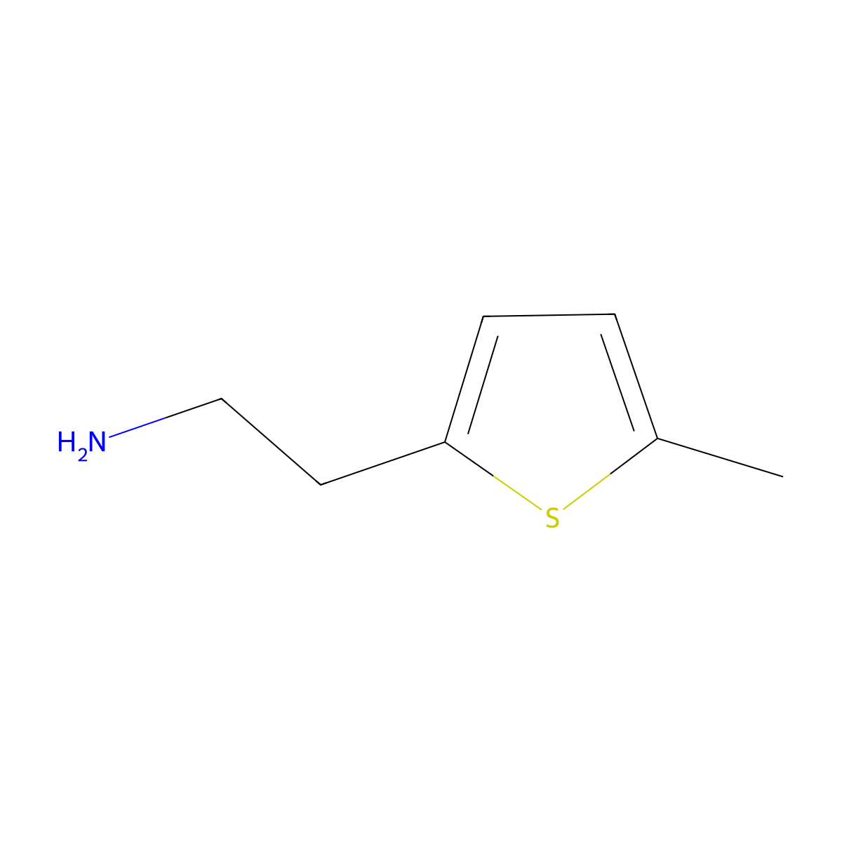 2-(5-Methyl-2-thienyl)ethanamine molecular structure, CAS 30433-92-2