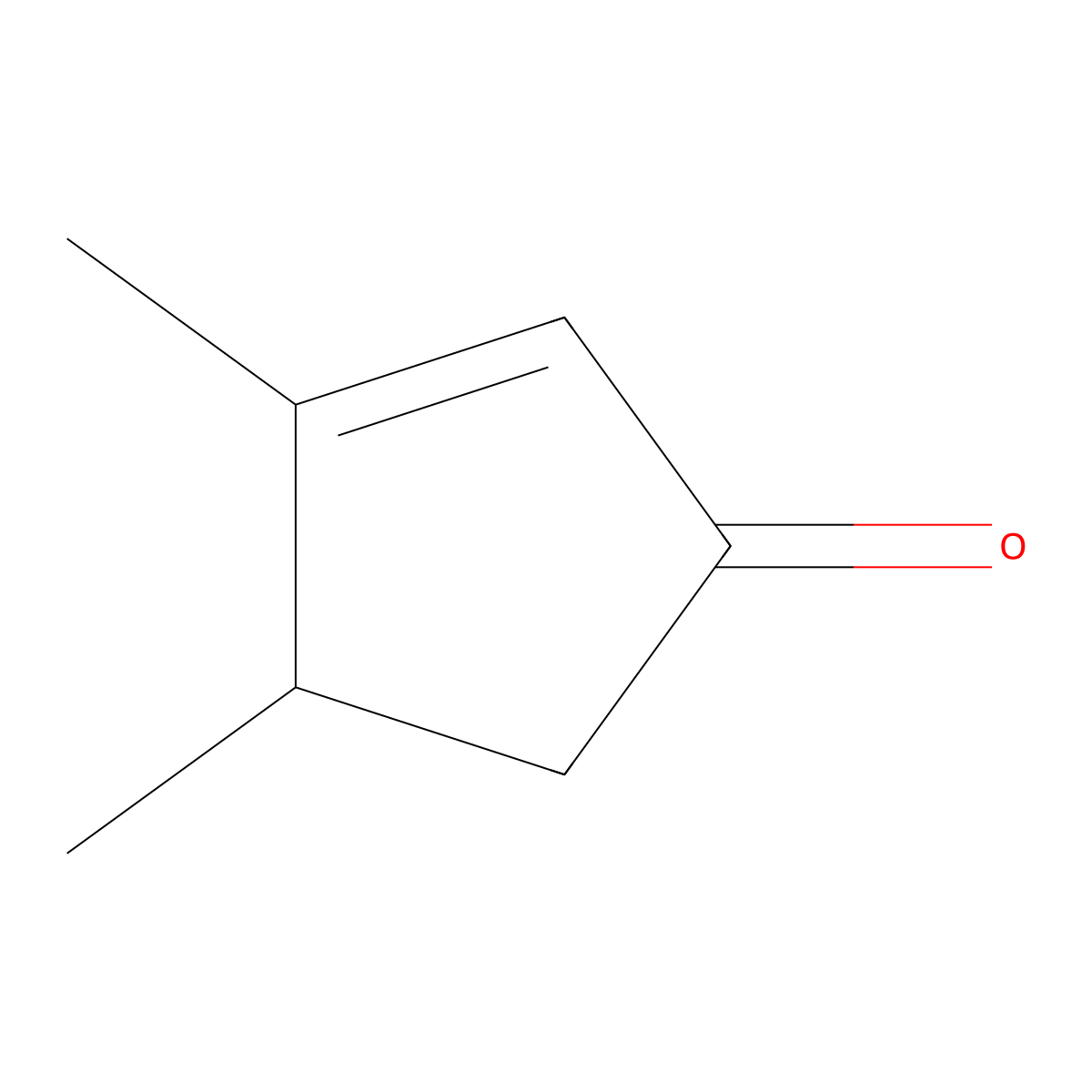3,4-Dimethylcyclopent-2-en-1-one molecular structure, CAS 30434-64-1