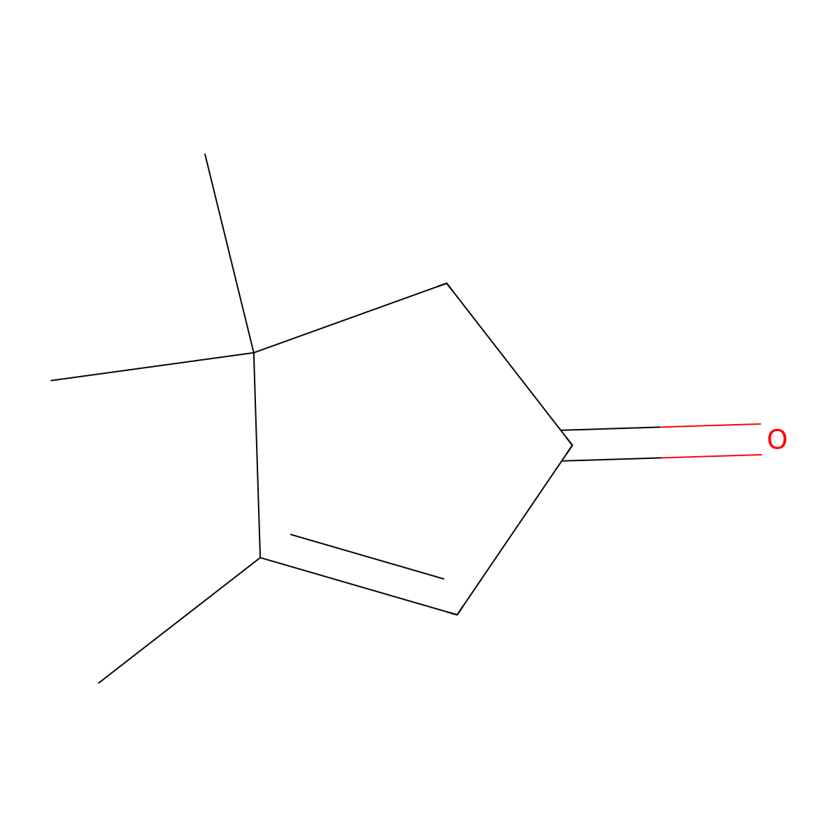 3,4,4-Trimethyl-2-cyclopenten-1-one molecular structure, CAS 30434-65-2