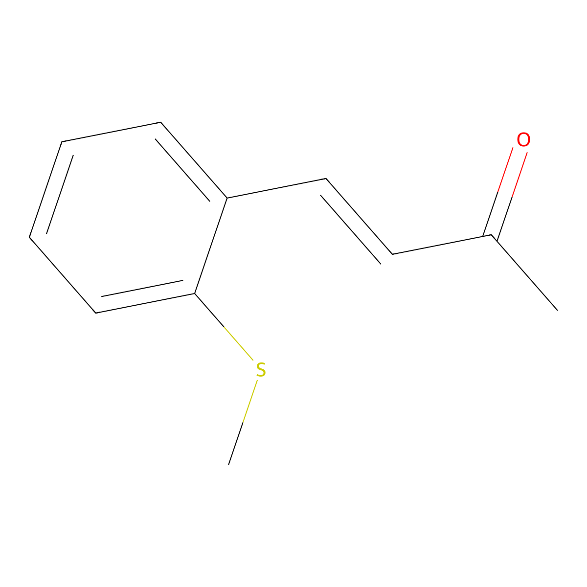 4-[2-(Methylsulfanyl)phenyl]but-3-en-2-one molecular structure, CAS 30439-29-3