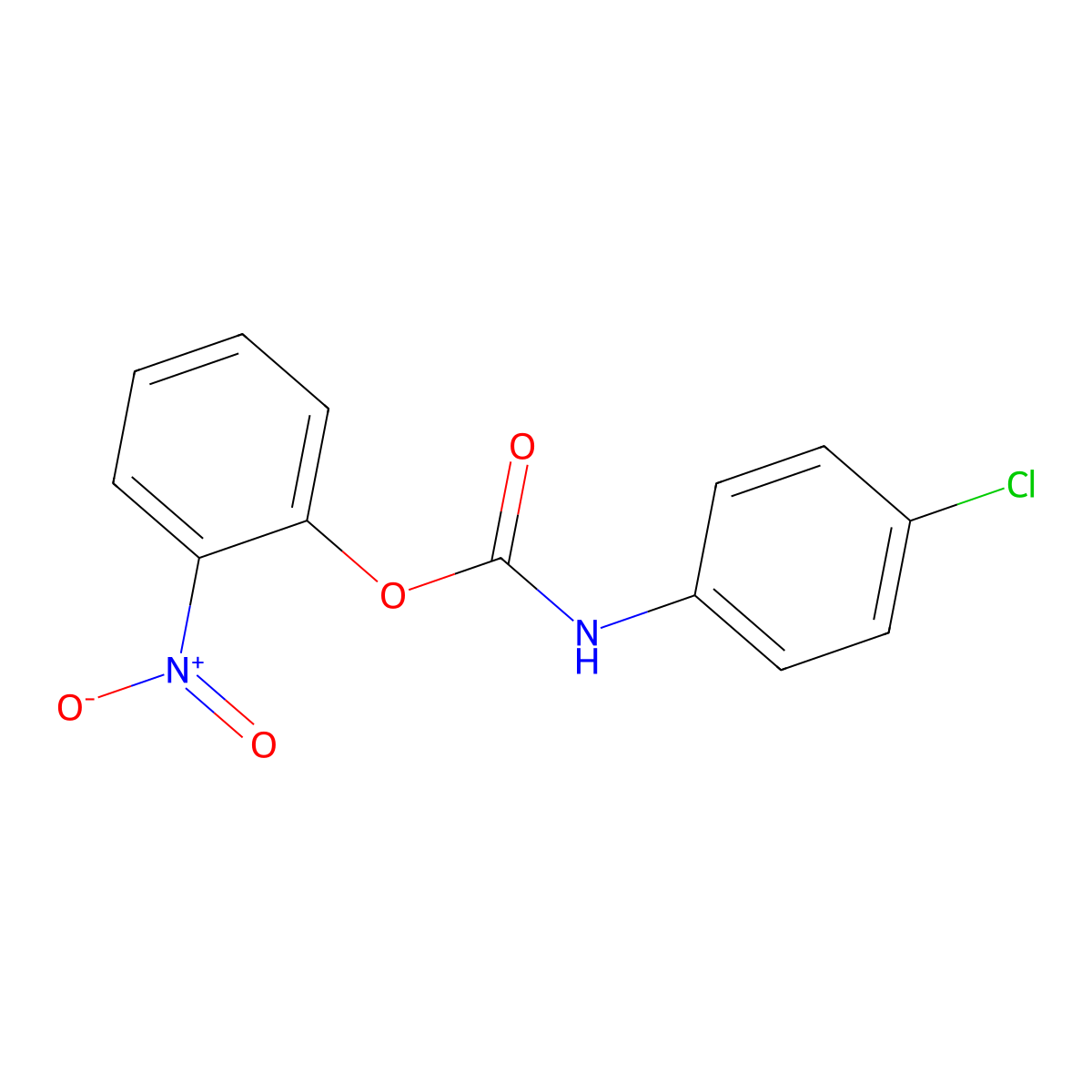 2-Nitrophenyl (4-chlorophenyl)carbamate molecular structure, CAS 304453-27-8