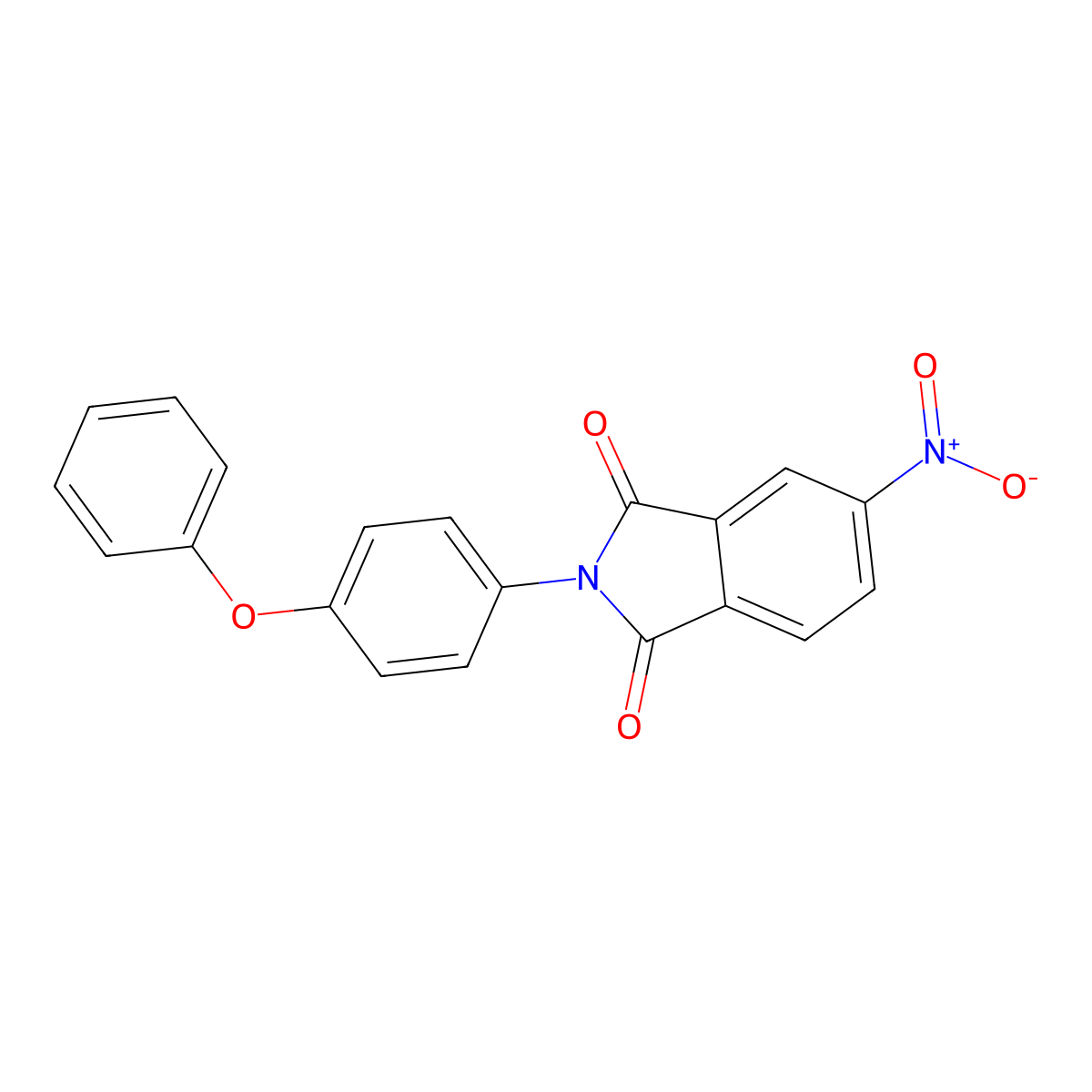 5-Nitro-2-(4-phenoxyphenyl)isoindole-1,3-dione molecular structure, CAS 304455-41-2