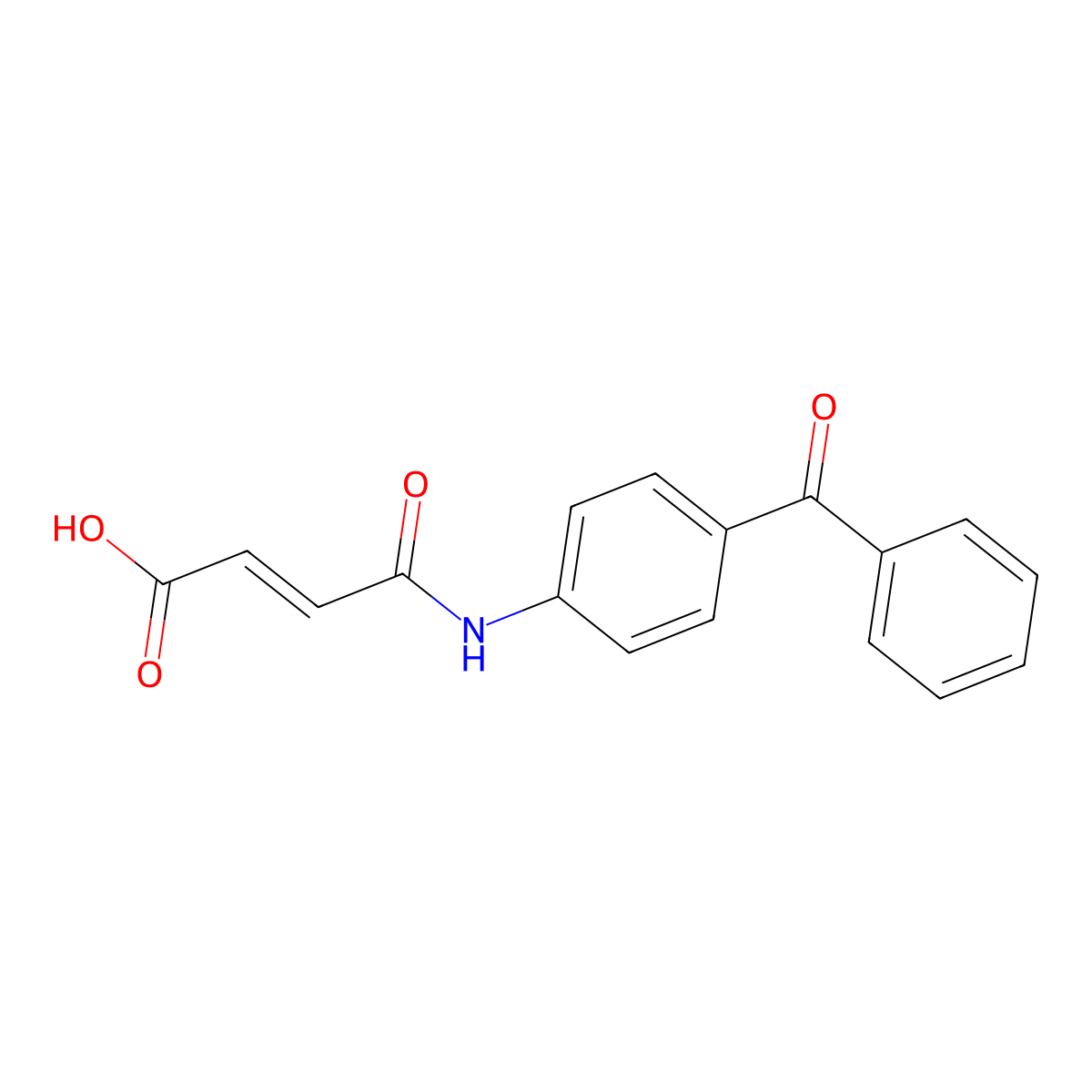 4-(4-Benzoylanilino)-4-oxobut-2-enoic acid molecular structure, CAS 304456-51-7