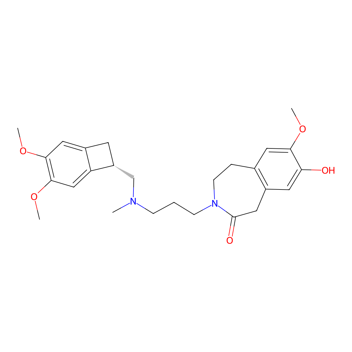 8-Demethyl Ivabradine molecular structure, CAS 304464-97-9