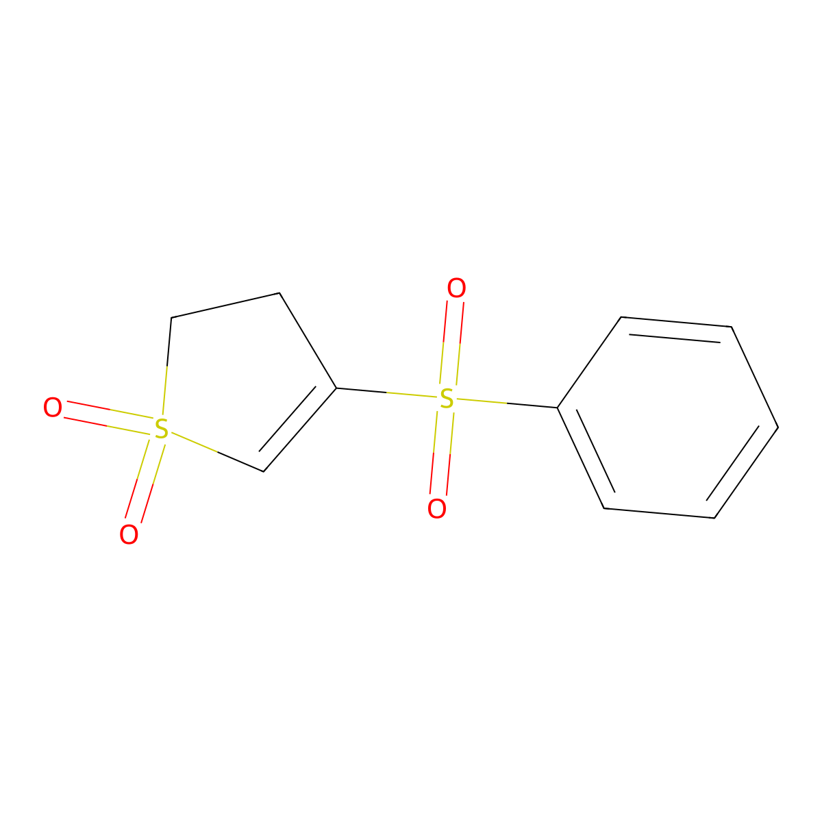4-Benzenesulfonyl-2,3-dihydro-thiophene 1,1-dioxide molecular structure, CAS 30447-17-7