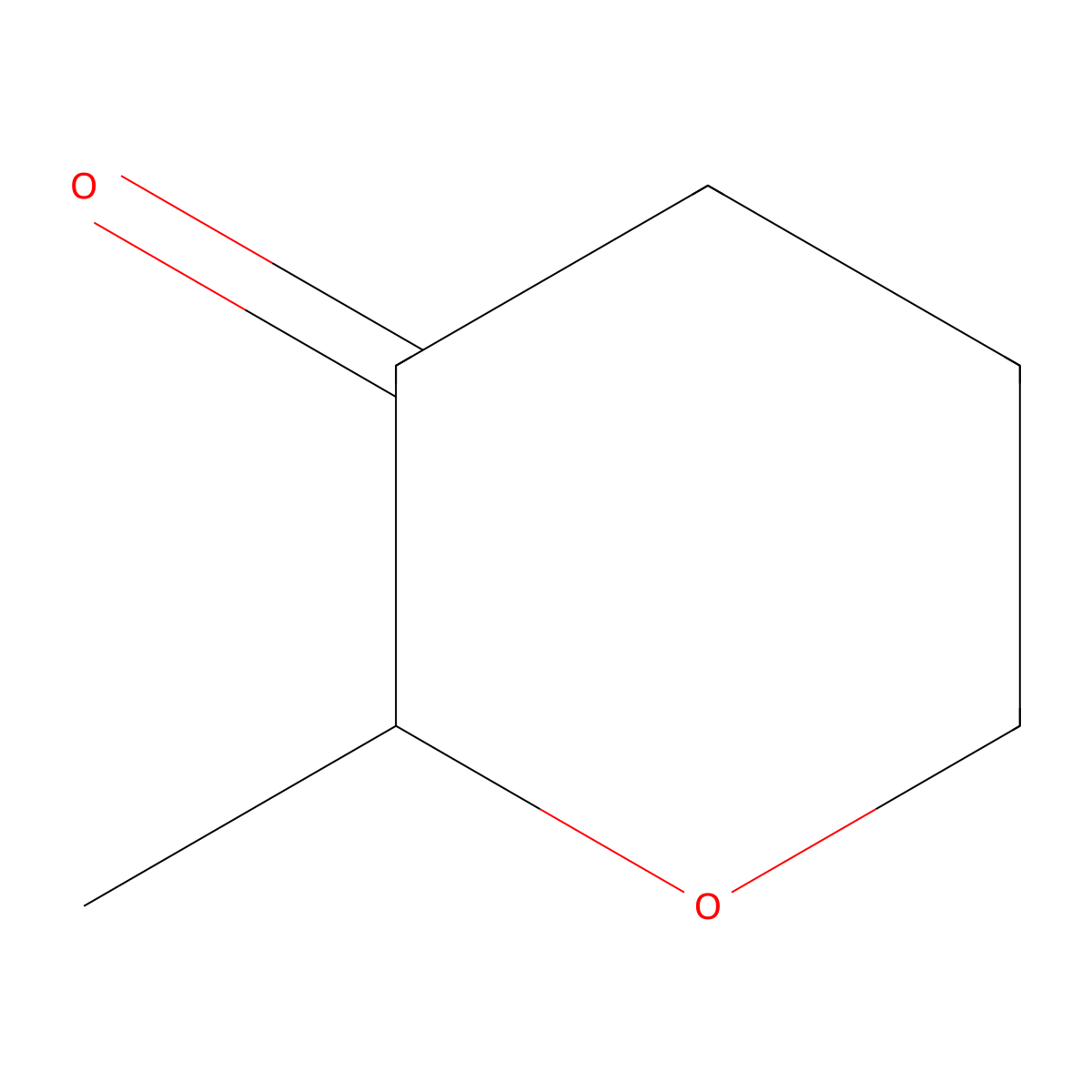 2-Methyloxan-3-one molecular structure, CAS 30448-27-2