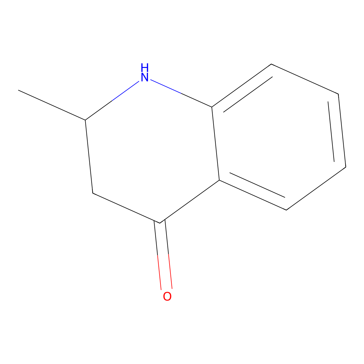 2-Methyl-2,3-dihydroquinolin-4(1H)-one molecular structure, CAS 30448-37-4