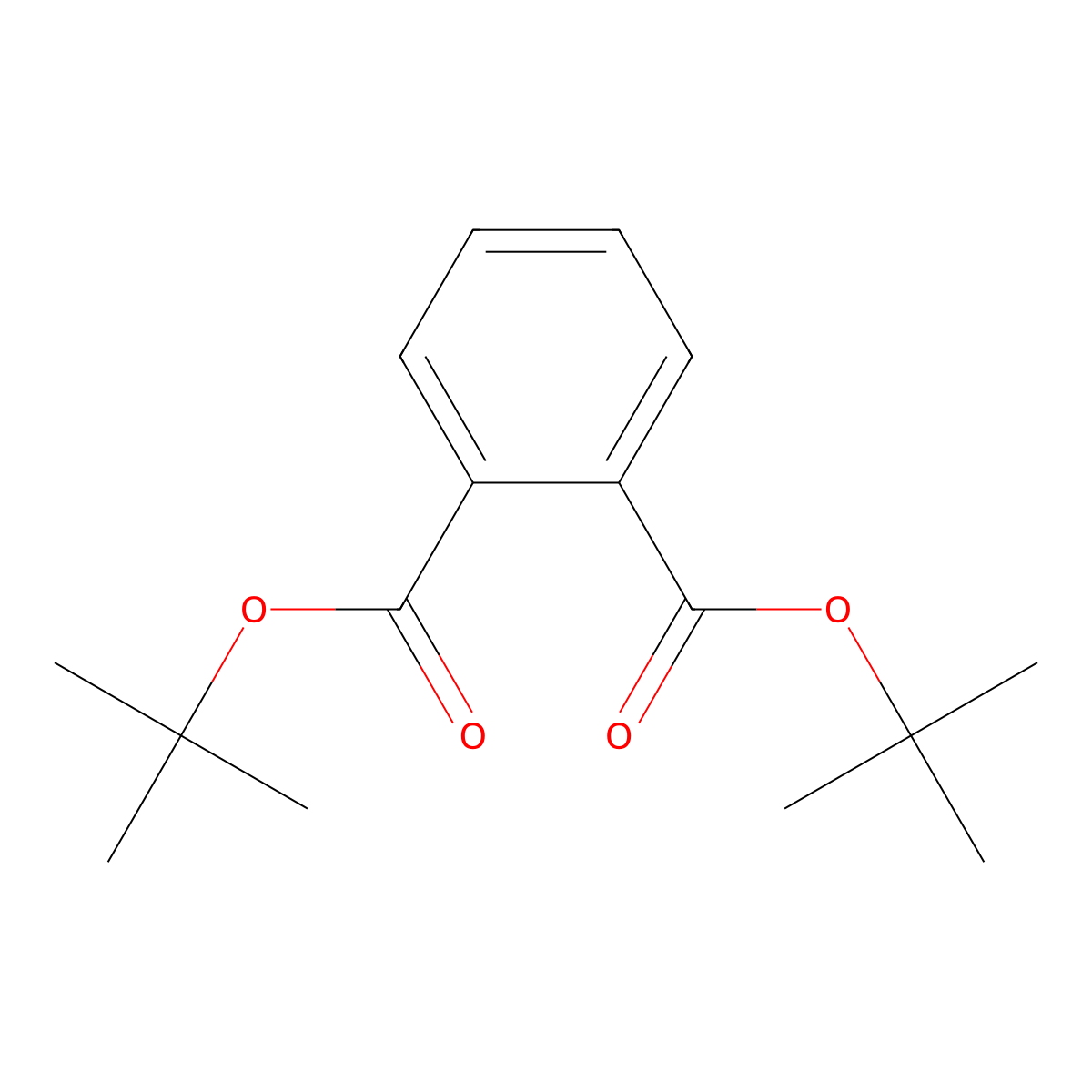 1,2-Bis(1,1-dimethylethyl) 1,2-benzenedicarboxylate molecular structure, CAS 30448-43-2