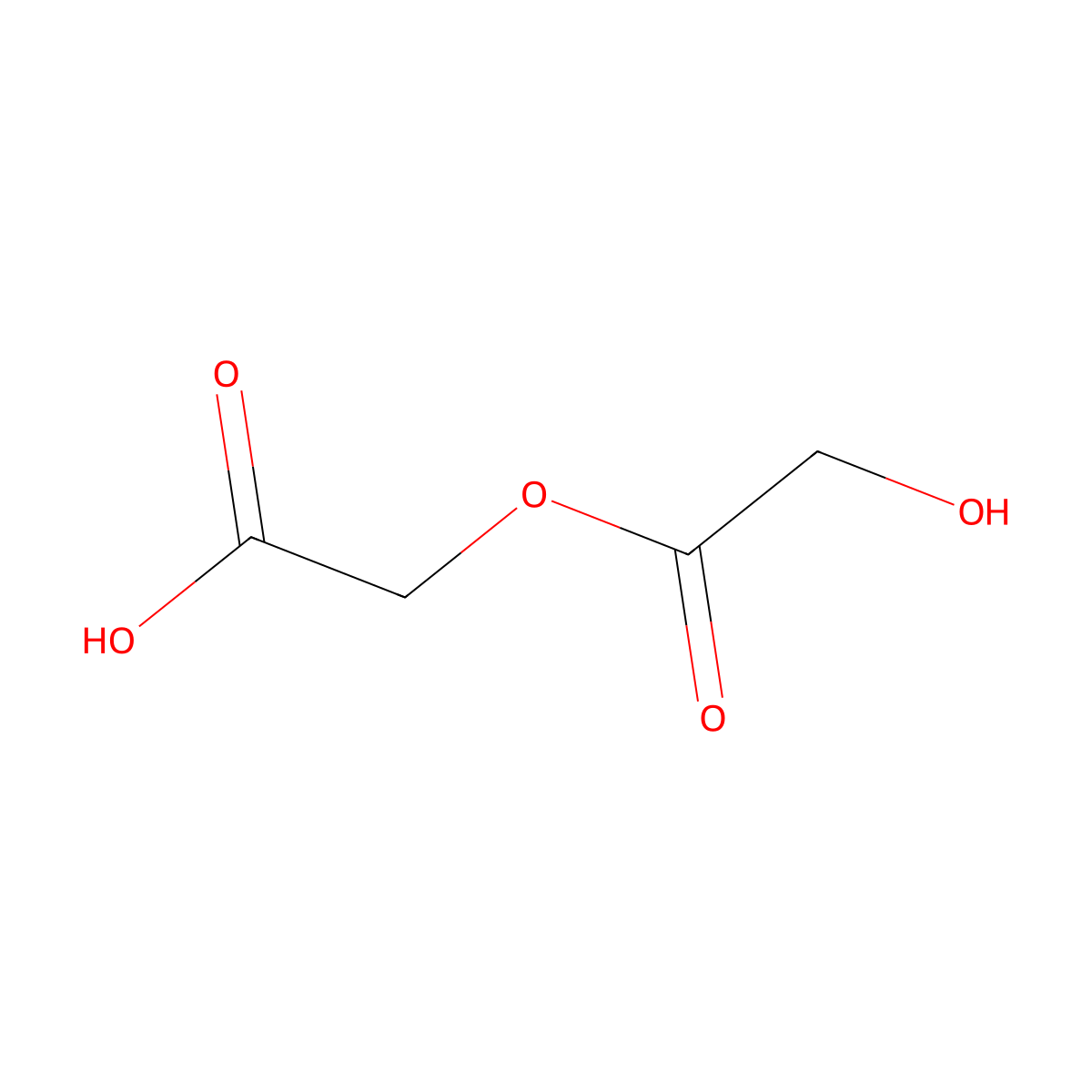 2-[(2-Hydroxyacetyl)oxy]acetic acid molecular structure, CAS 30450-85-2