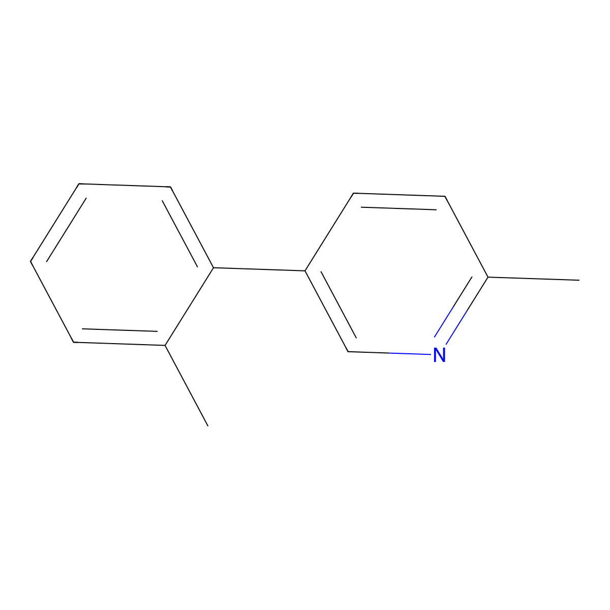 2-Methyl-5-tolylpyridine molecular structure, CAS 30456-65-6