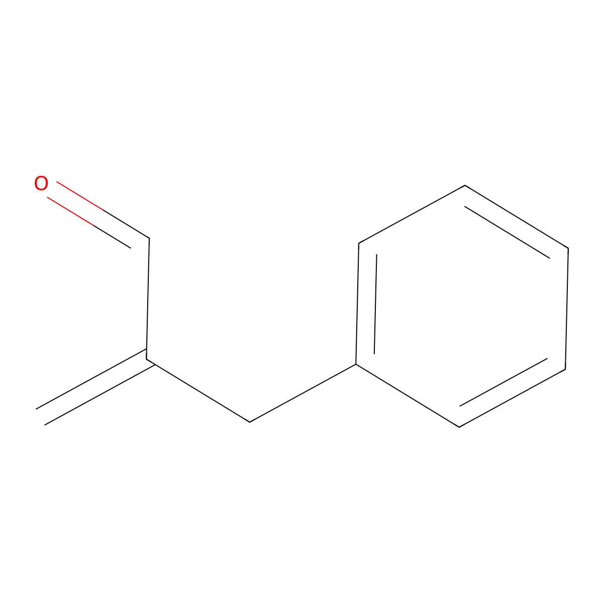 2-Benzyl-propenal molecular structure, CAS 30457-88-6
