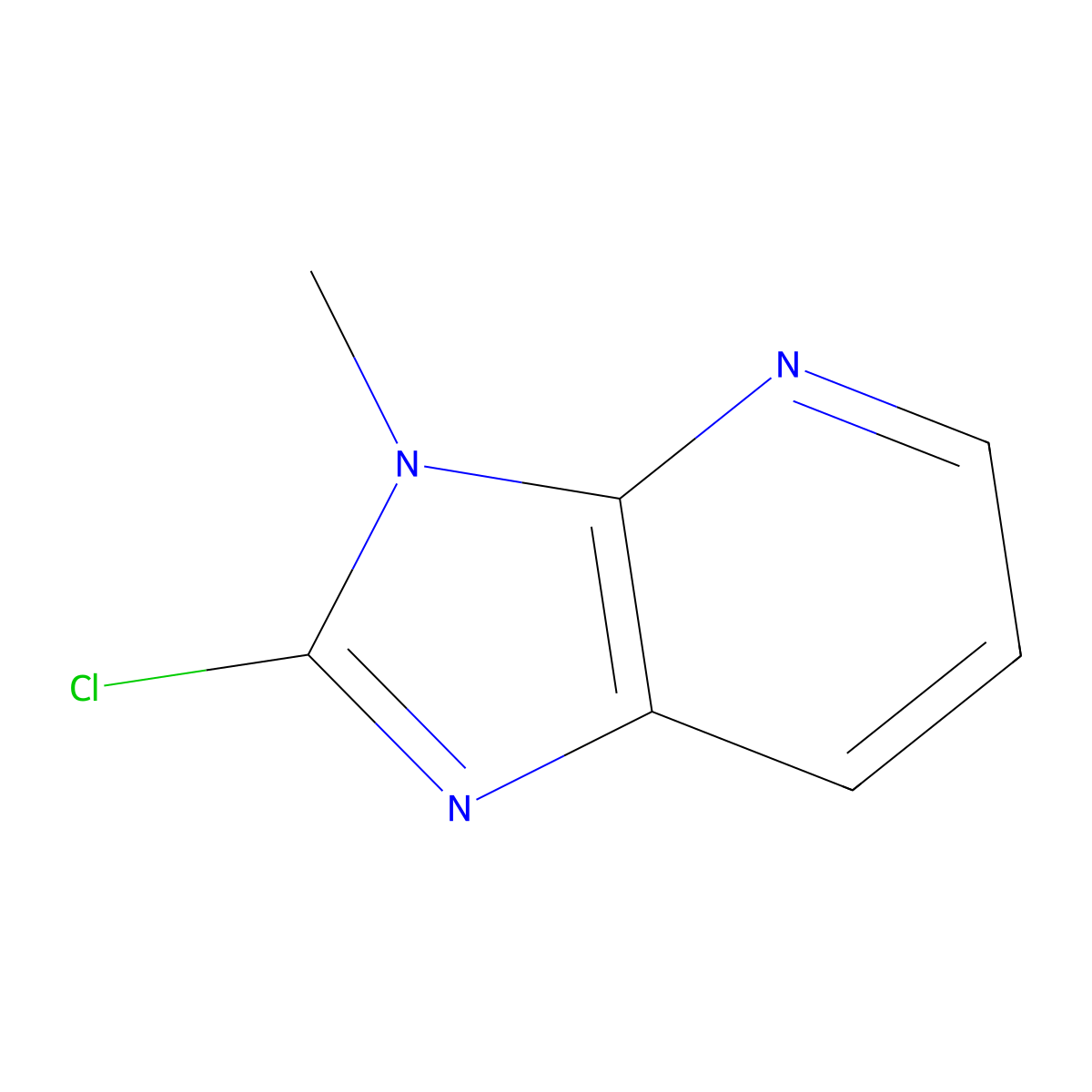 2-Chloro-3-methyl-3H-imidazo[4,5-b]pyridine molecular structure, CAS 30458-68-5