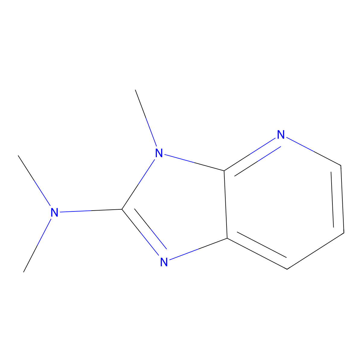 N,N,3-Trimethyl-3H-imidazo[4,5-b]pyridin-2-amine molecular structure, CAS 30458-70-9