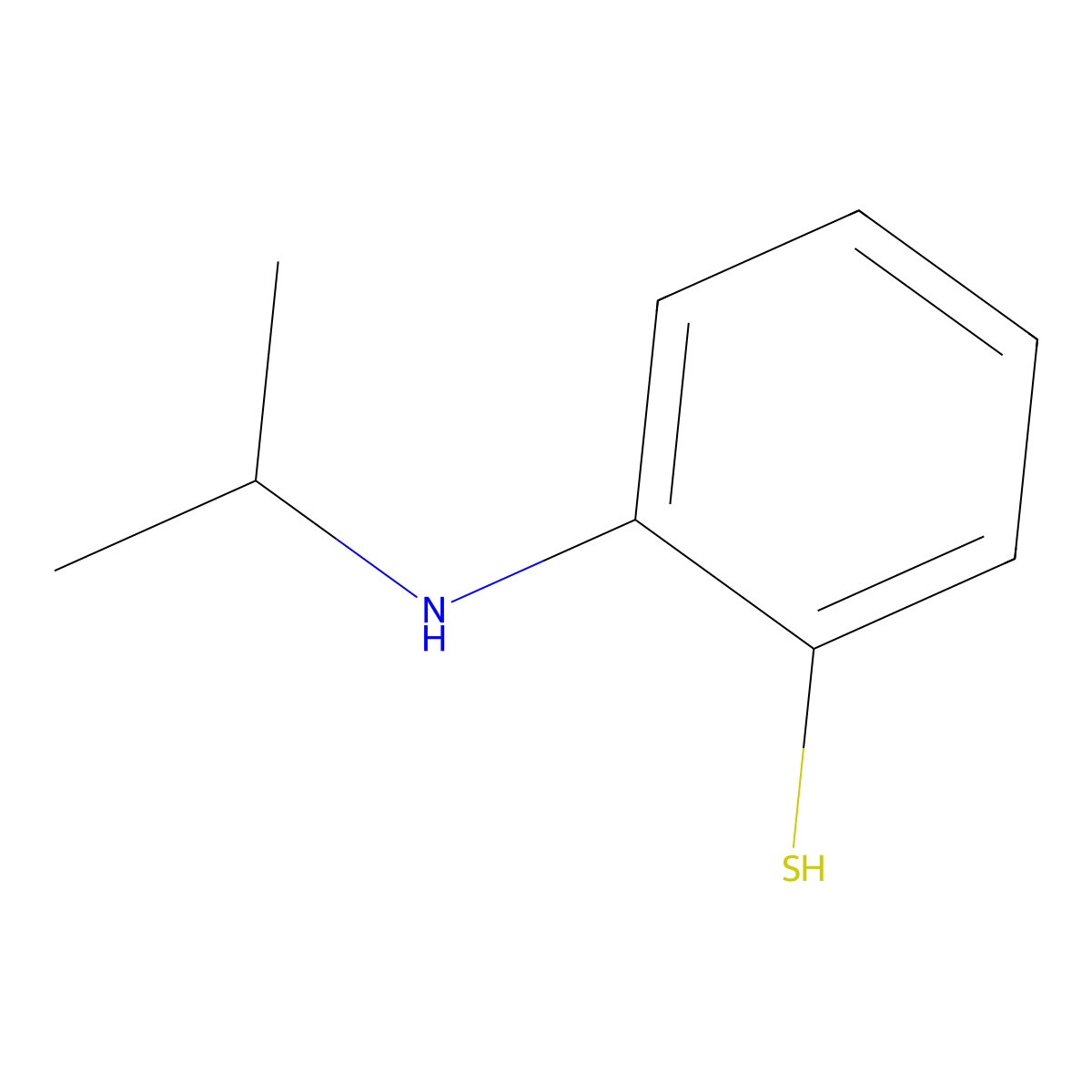2-(Isopropylamino)benzenethiol molecular structure, CAS 30459-53-1