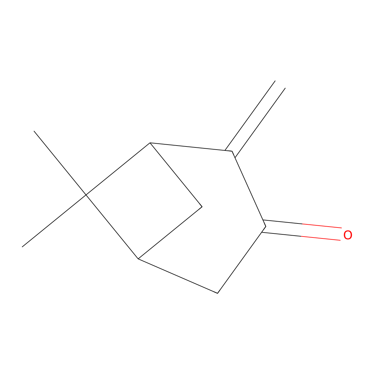 Pinocarvone molecular structure, CAS 30460-92-5
