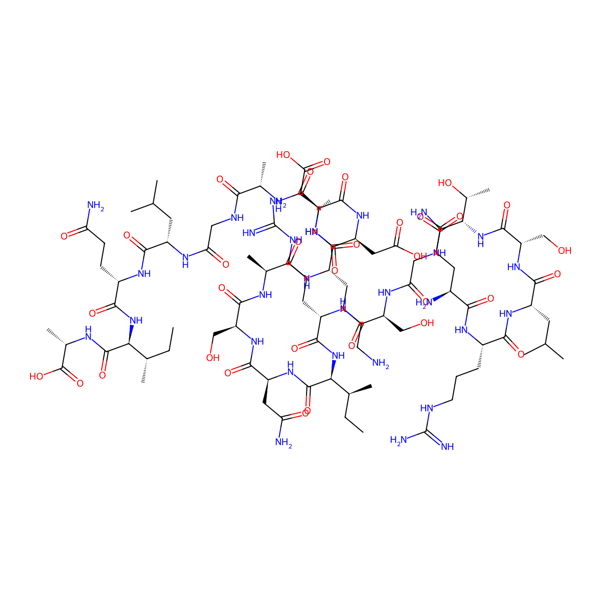 Flagellin 22 molecular structure, CAS 304642-91-9