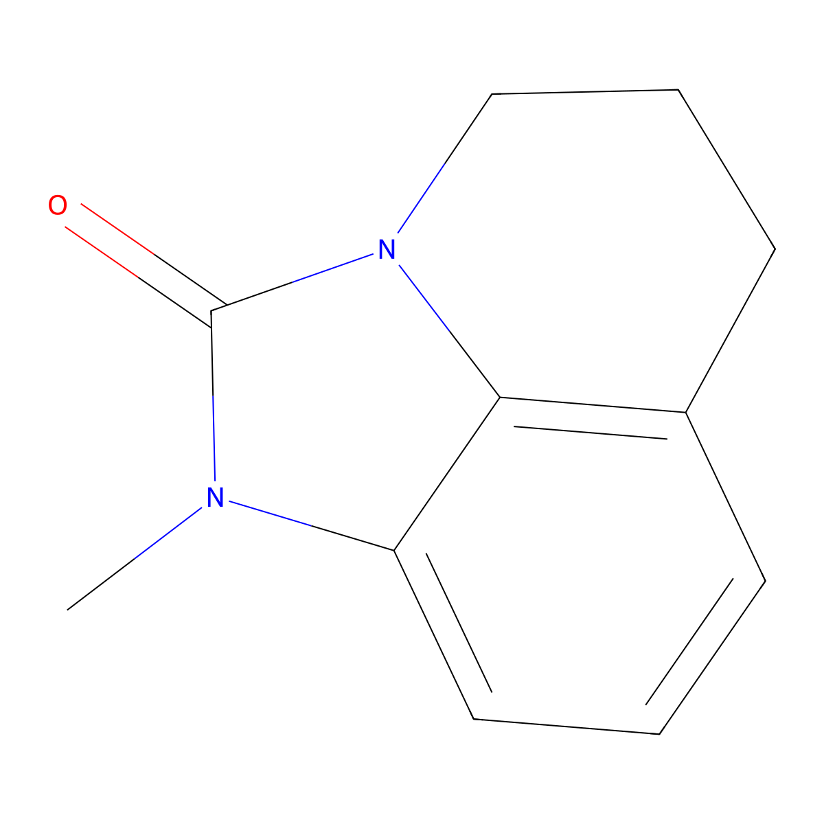 1-Methyl-5, 6-dihydro-4H-imidazo[4,5,1-ij]quinolin-2(1H)-one molecular structure, CAS 30465-63-5