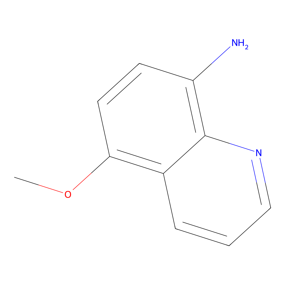 5-Methoxyquinolin-8-amine molecular structure, CAS 30465-68-0