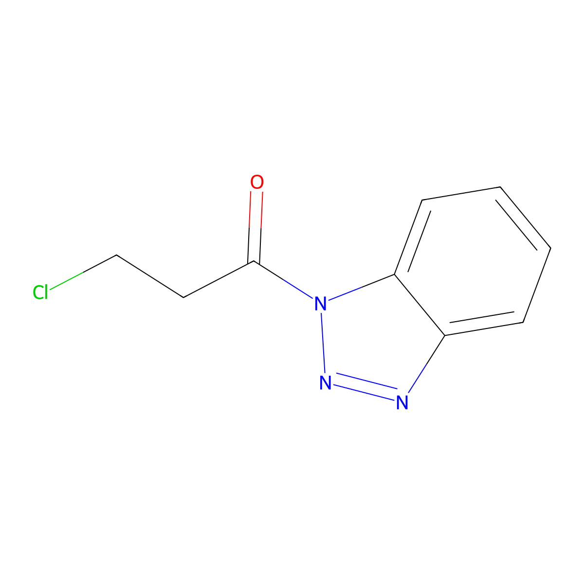 1-(3-Chloropropionyl)-1H-benzotriazole molecular structure, CAS 304660-39-7