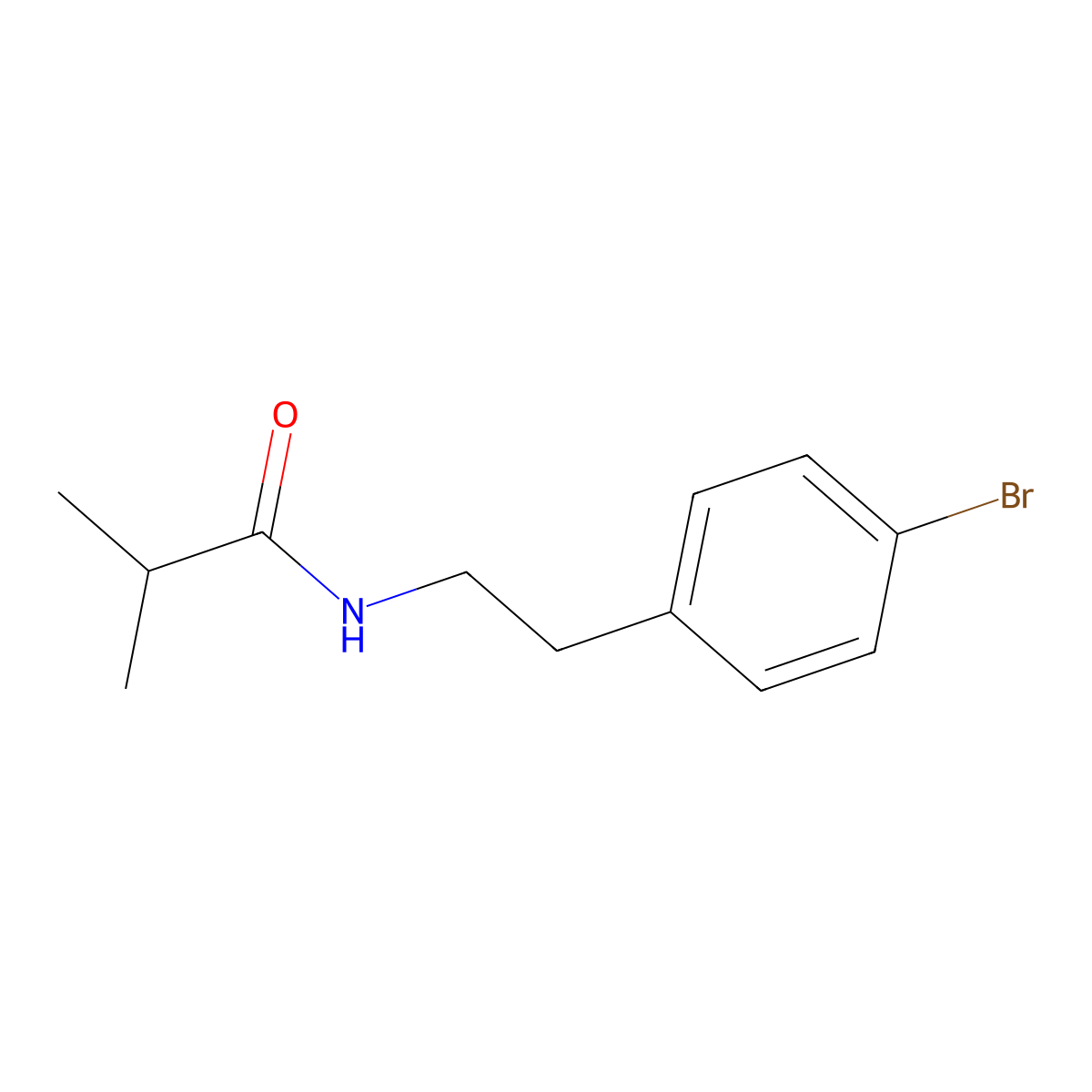 N-(4-Bromophenethyl)isobutyramide molecular structure, CAS 304664-15-1