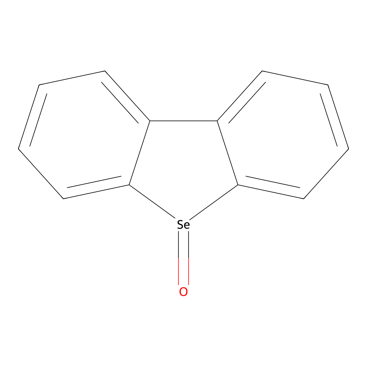 Dibenzoselenophene 5-oxide molecular structure, CAS 30467-70-0