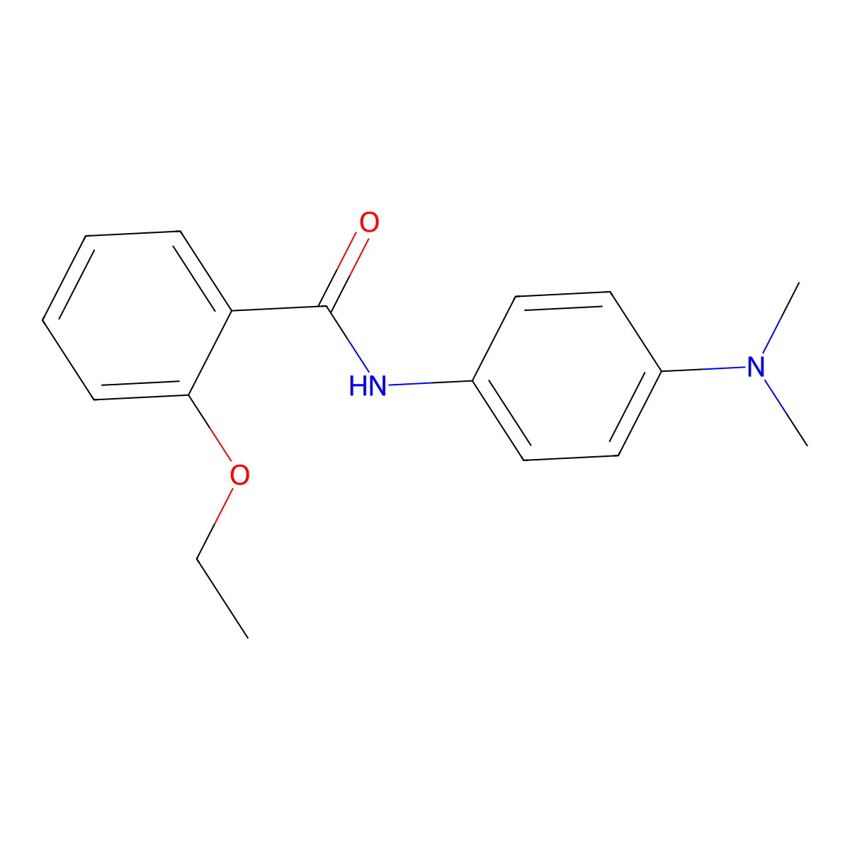N-[4-(dimethylamino)phenyl]-2-ethoxybenzamide molecular structure, CAS 304672-37-5