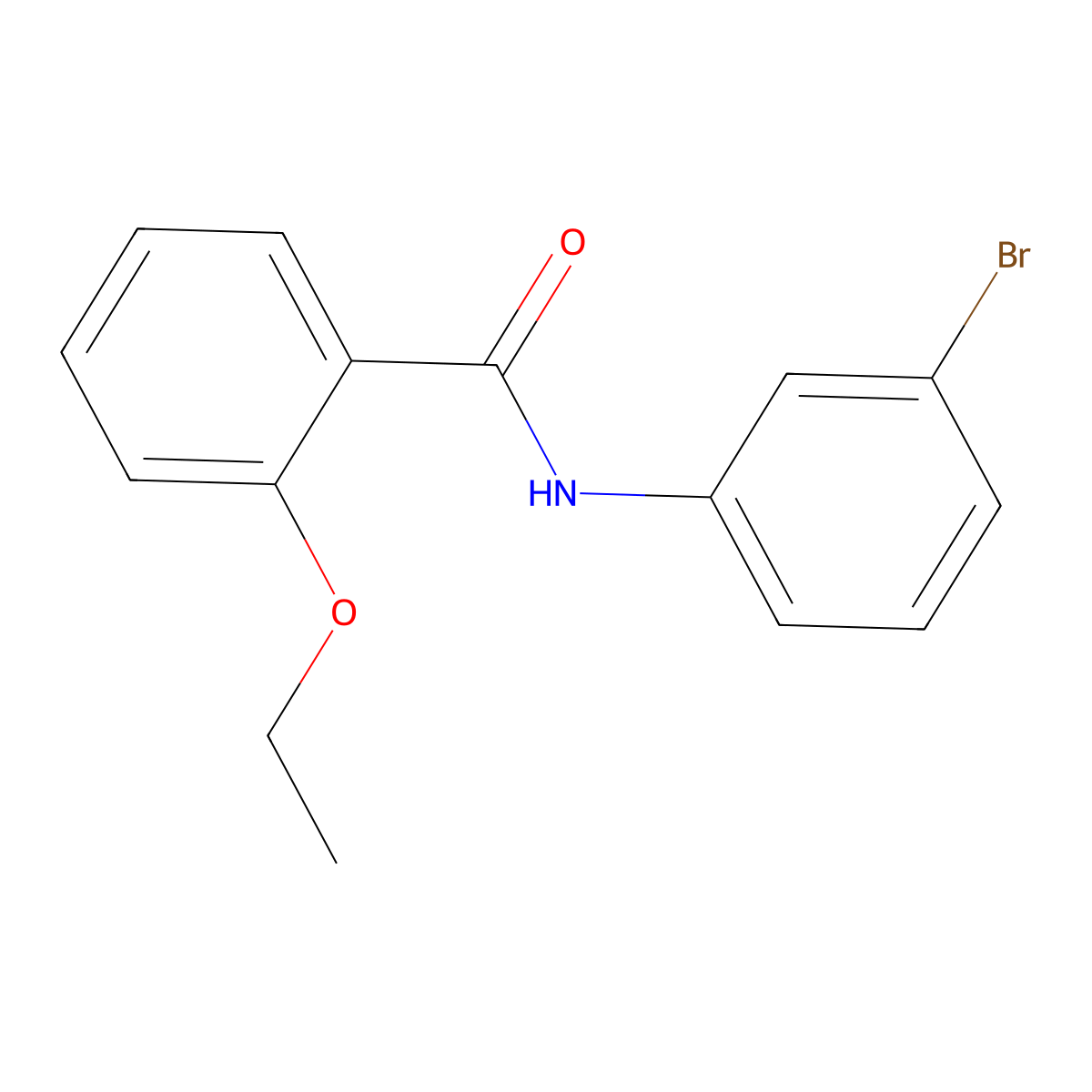 N-(3-bromophenyl)-2-ethoxybenzamide molecular structure, CAS 304672-85-3
