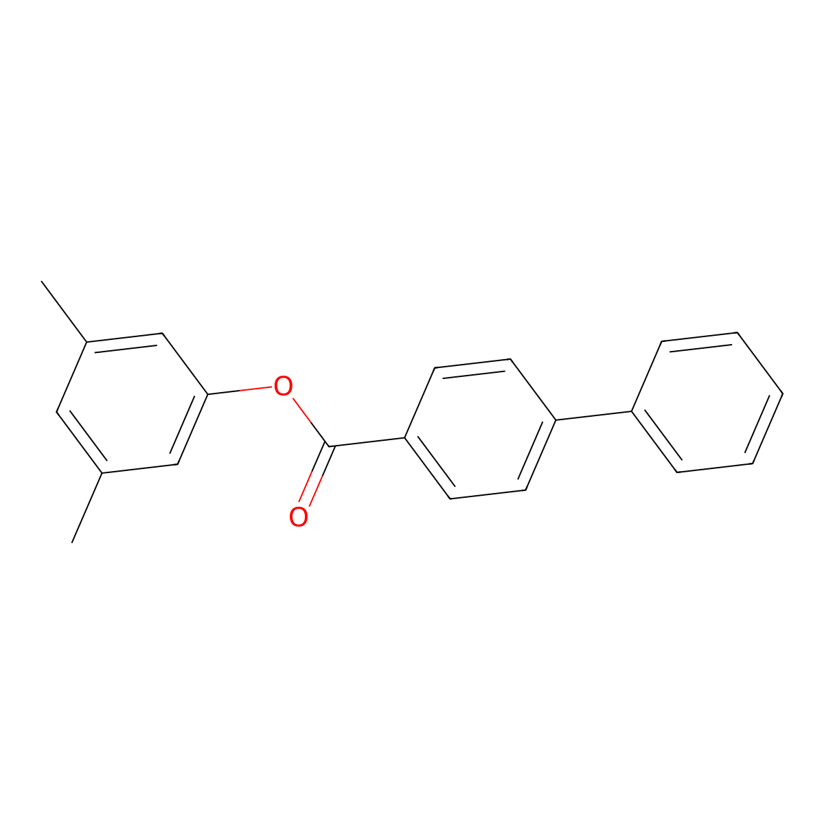 3,5-Dimethylphenyl [1,1'-biphenyl]-4-carboxylate molecular structure, CAS 304673-85-6