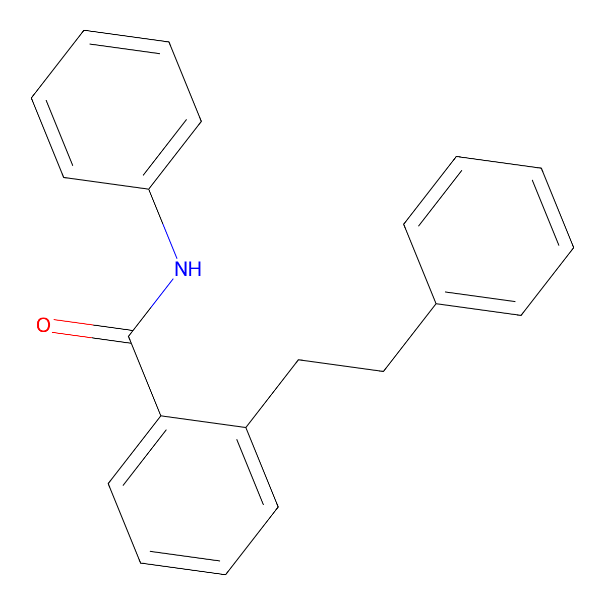 N-Phenyl-2-(2-phenylethyl)benzamide molecular structure, CAS 304674-02-0